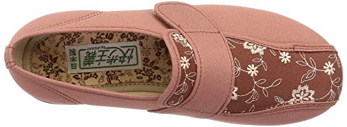 Kaihoshugi KHS-052 Women's Comfort Shoes, Lightweight, Water-Repellent, Made In Japan, Brick Combi, Size 23.0 Cm, 3E
