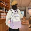 School Bag Girl Junior High School Student Large Capacity High School Backpack Graffiti Cute High School College Student Casual Backpack