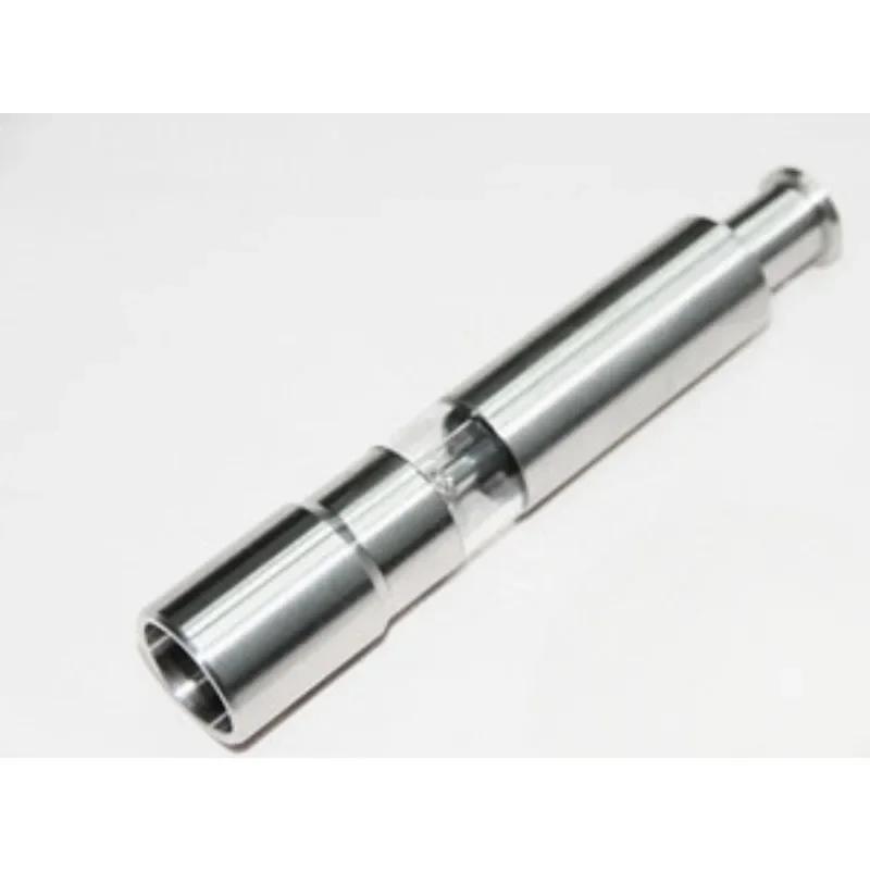 Salz- und Pfeffermühlen mit Druckknopfdeckeln, Edelstahlsockel und -stange, einhändige Salz- und Pfeffermühle, Küchenhelfer