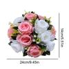 15 Heads Real Happy Flower Mini Photography Photo Gift Valentine's Day Flowers 10 Colors Rose Flowers Decorative Home Decorative