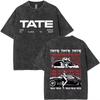 Tate McRae So Close To What I Think You Know What This Is Vintage Washed T Shirt Mens Women Miss Possessive  Tour Tshirts