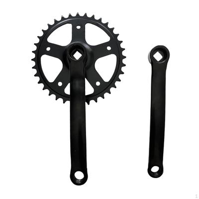 36T Bike Crankset Bicycle Easy Installation 170mm Crank Arm Spare Parts for Single Speed