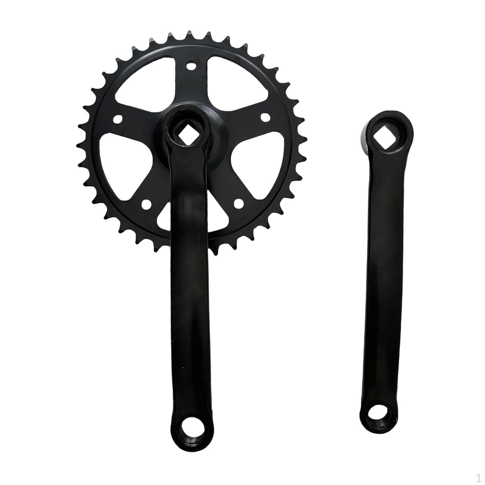 36T Велосипедный шатунный комплект Велосипед Простая установка 170 мм шатун Запасные части для односкоростного