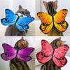 Cat Dog Colorful Butterfly Cosplay Costume Beautiful Butterfly Soft Comfortable Costume Accessories Dress Up Supplies