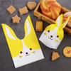 10PCS Cute Storage Pocket Party Supplies Candy Bag Biscuit Package Rabbit Cookie Bags Easter Rabbit