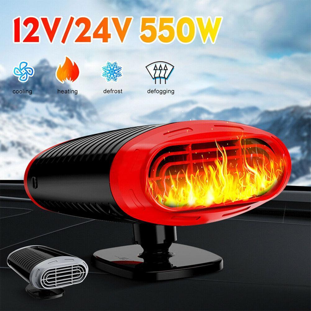 Buy Portable Car Heater 12V 24V Electric Car Heater 2 Speed Heating Fan