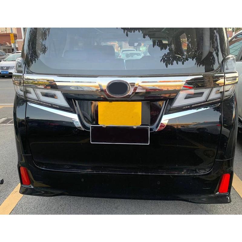 Car Rear Tail Light Lamp Strip For Toyota Alphard Vellfire 2016 2017 2018   Trim Decoration Auto Eyebrow Accessories