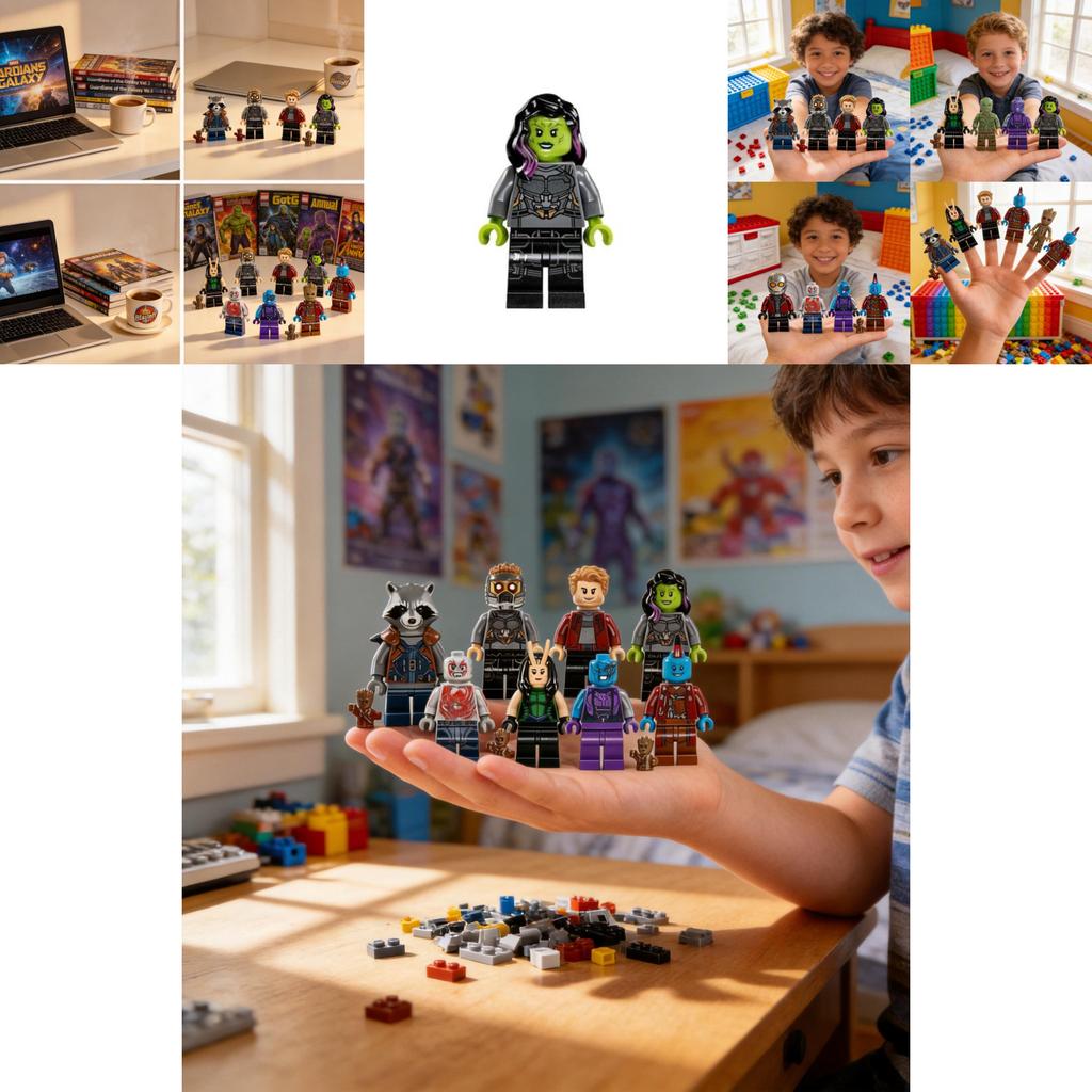 Strážci Galaxie 2 Mini Figurky Sada S ABS Plastovou Konstrukcí Pro Děti Stavební Zábava