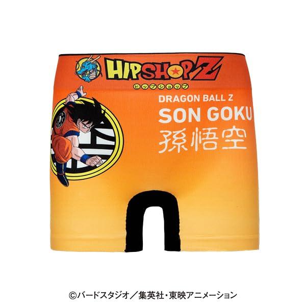 [Hip Shop] Dragon Ball Z Kids' Underwear, Boxer Shorts, Seamless, Polyester, Son Goku, Size 110