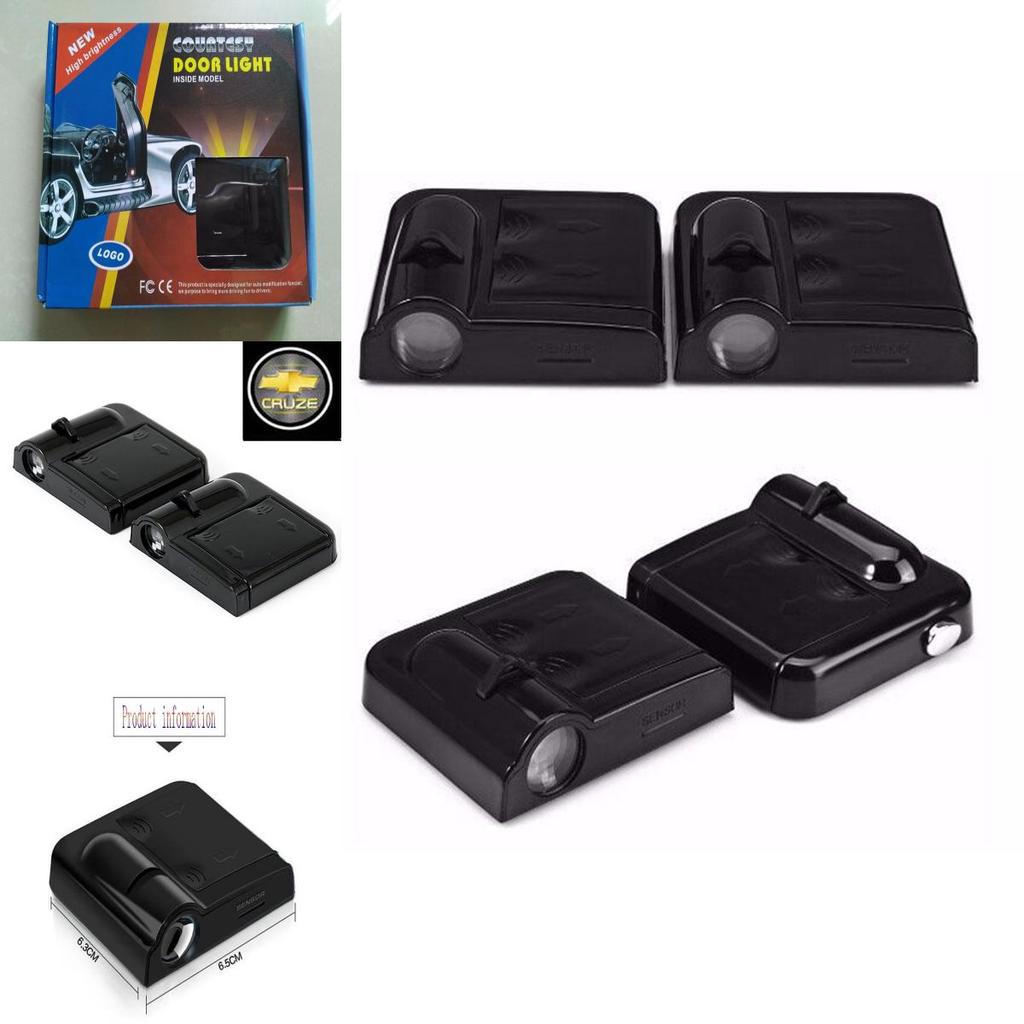 LED Kabellos 2 Stück Courtesy Auto Türschwelle Laser Willkommen Geister Lichter Für Cruz