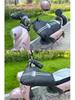 Electric Bicycle Winter Handlebar Cover: Waterproof, Windproof, Thick Fleece Gloves for Cold-Proof Riding