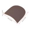 Rubber Anti Slip Sole Pad Replacement Thicken Sole Pad Shoe Repair Accessories (Black)