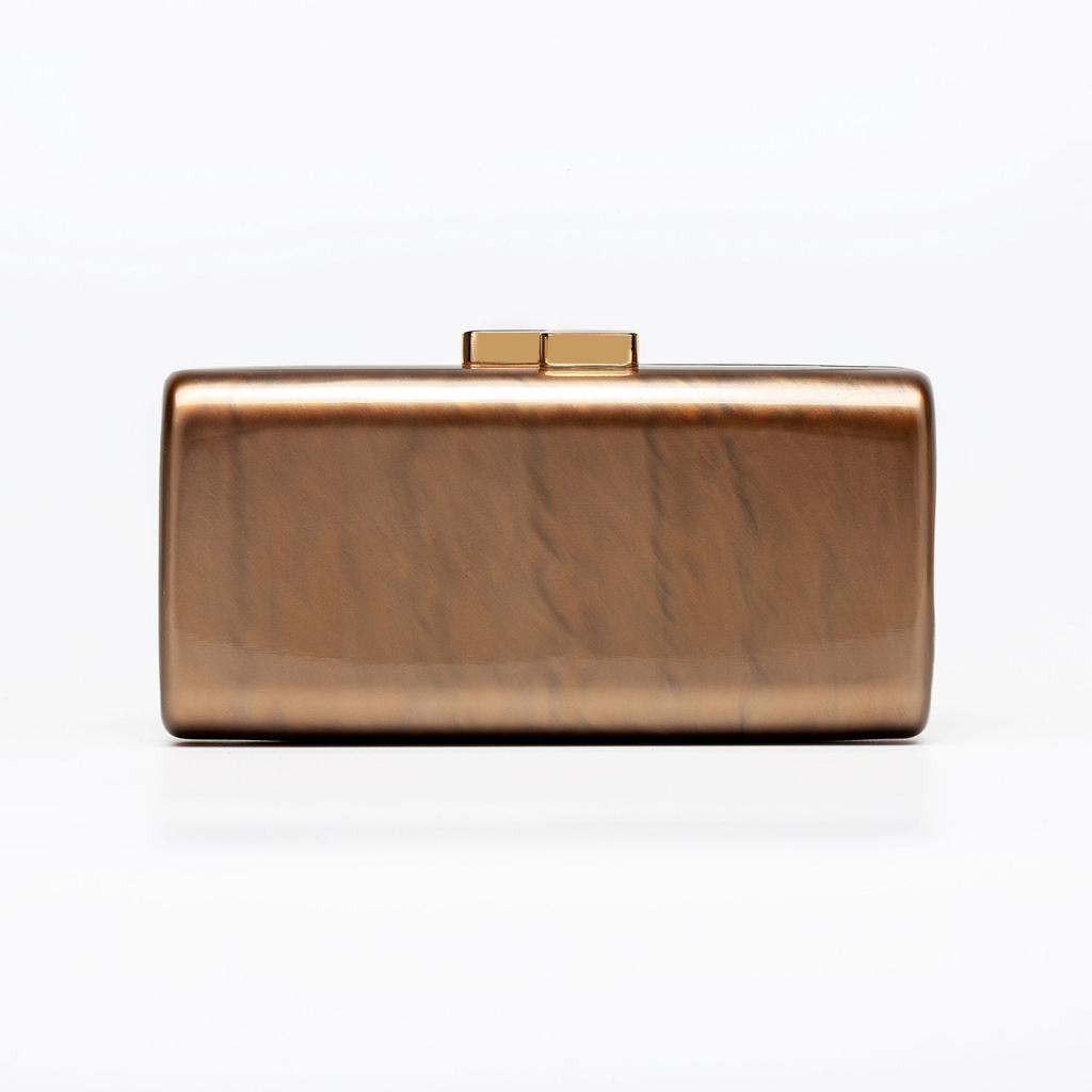 Neue Acryl-Muschelform-Schultertasche für Damen Modische Ketten-Umhänge-Abend-Clutch-Tasche