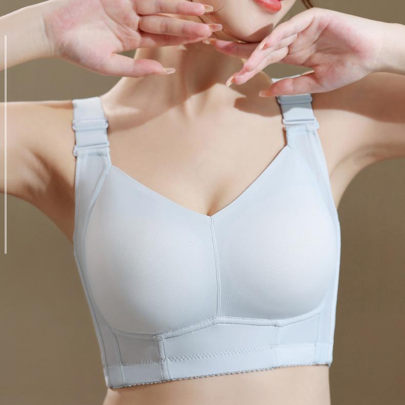 Underwear Women's Thin Full Cup Large Size Bra Collection Accessory Breasts Anti Sagging Bra Converge Bra