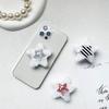Adhesive Style Retractable Phone Holder With Back Mounted Airbag Desktop Online Course Plush Pentagram Niche Instagram