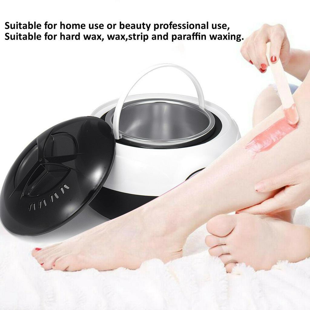 Black 500cc Hot Wax Warmer Kit MiNi Constant Temperature Painless Hair Removal Wax Heater Machine
