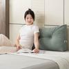 Triangular Wedge Headboard Pillow with Side Pockets Positioning Support Ergo-Triangle Headrest Lumbar Support Bed Backrest
