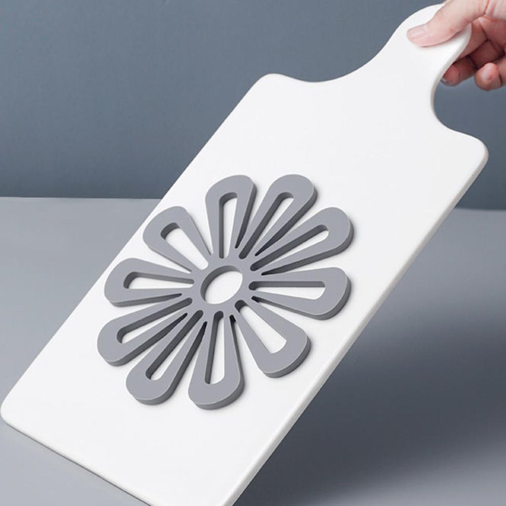 1/3pcs Insulated Tray Mat Waterproof Aanti Slip Flower Coasters Household Dishes Flower Shape Non-slip Cup Coaster