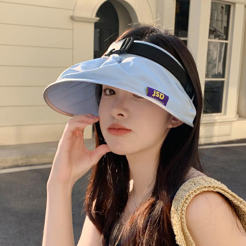 Sun Hat With Large Brim For Summer Uv Protection Breathable Polyester For Women And Girls