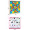 Wood Puzzle Block Geometric Shape Toddler Puzzle Early Learning Education Jigsaw Puzzle Montessori Geometric Buckle Board Game