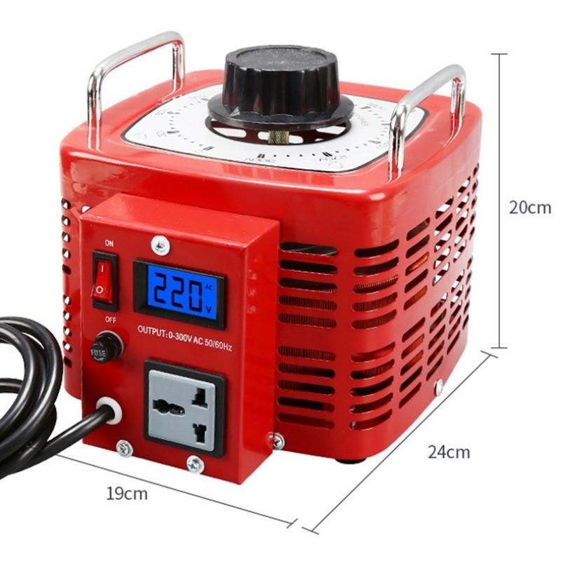APS Single-phase Digital Display Voltage Regulator 220V Contact Type 0-300V AC Voltage Regulating Power Supply