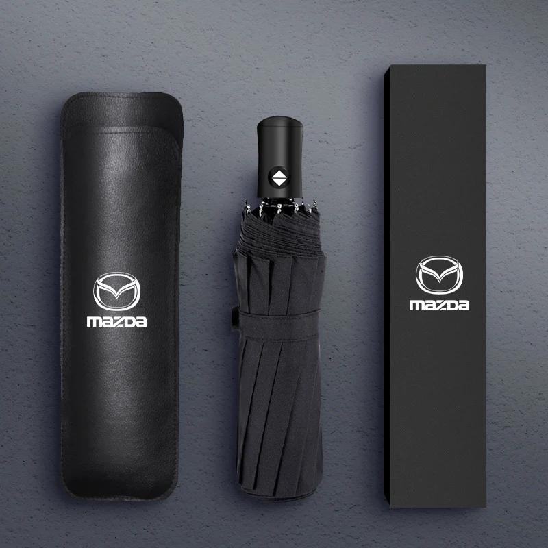 Automatic Foldable Car Portable Umbrella For Mazda ATENZA Axela 2 3 5 6 DJ BM BP GJ CX3 CX-5 CX5 CX 5 CX9 MX5 SKYACTIV 323 626 i1