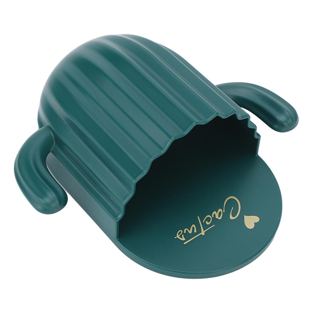 Wall Mounted Storage Box Hole Punching Cactus Shaped Toothpaste Toothbrush Comb Storage Rack for Bathroom