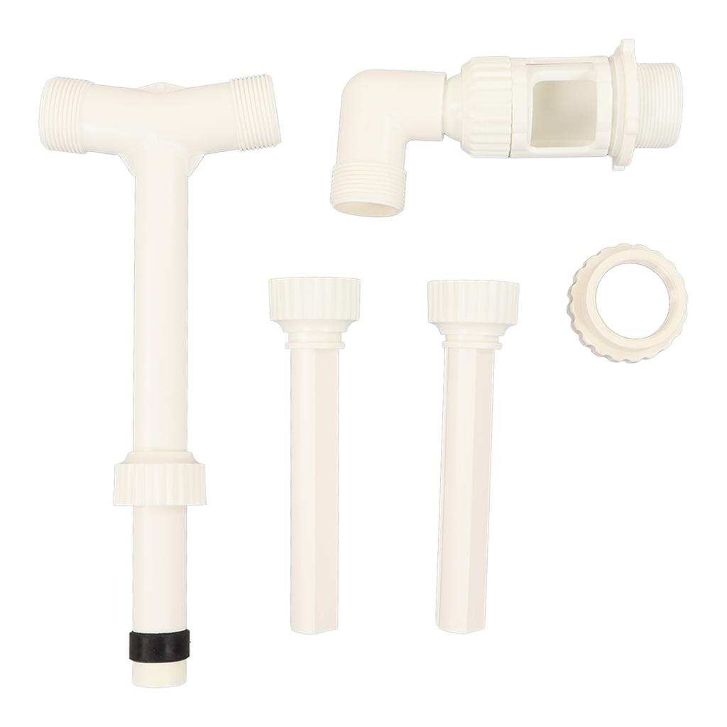 Pool Fountain Spray PVC Adjustable Dual Head Pond Accessories with Internal Screw Thread G1 1/2 To