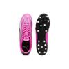 Puma Ultra Play Round Toe Lace-Up MG (Rubber Short Stud) Soccer Shoes Men Soccer Shoes Pink Black White 107764-01