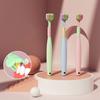 Tongue Scraper Three Sided Children Toothbrush Cleaning Teeth Baby Oral Cleaner  Kids