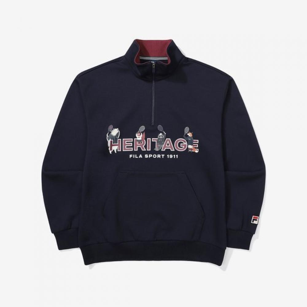 Fila Puvilla Graphic Half Zip Fs2pof4p01x Ina INA/105(XL)