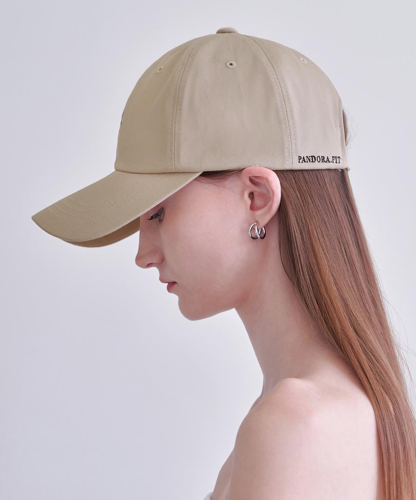 PANDORAFIT Basic Logo Ball Cap Beige