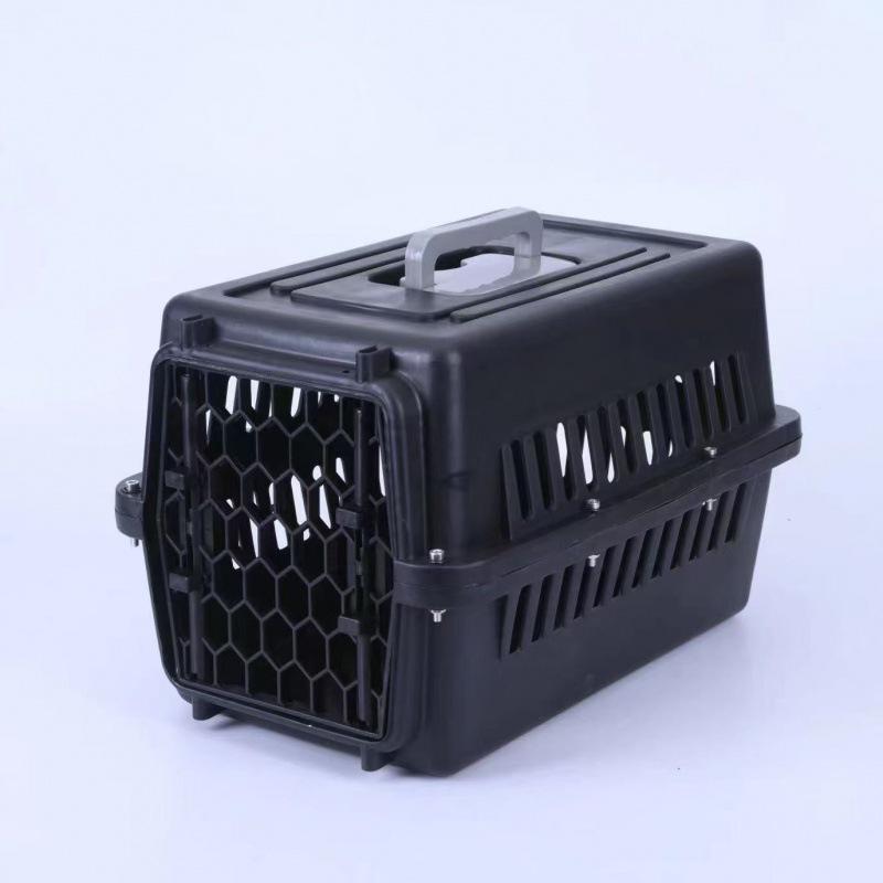 Medium Pet Air Travel Carrier: Portable Box for Cats & Small Dogs Empty Box