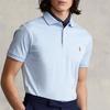 Polo Ralph Lauren SS22 Solid Slim Fit Short Sleeve Polo Shirt Men Tops Blue MNPOKNI1N821582-400