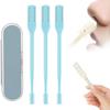 3/6x Upgraded Nasal Hair Cutter with Storage Box, 2-in-1 360° Rotating Nostril Hair Removal Tool, Nose Hair Trimmer Travel Essentials for Women Men