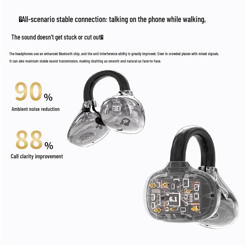 New Long Battery Life Wireless Bluetooth Sports In-ear Headphones