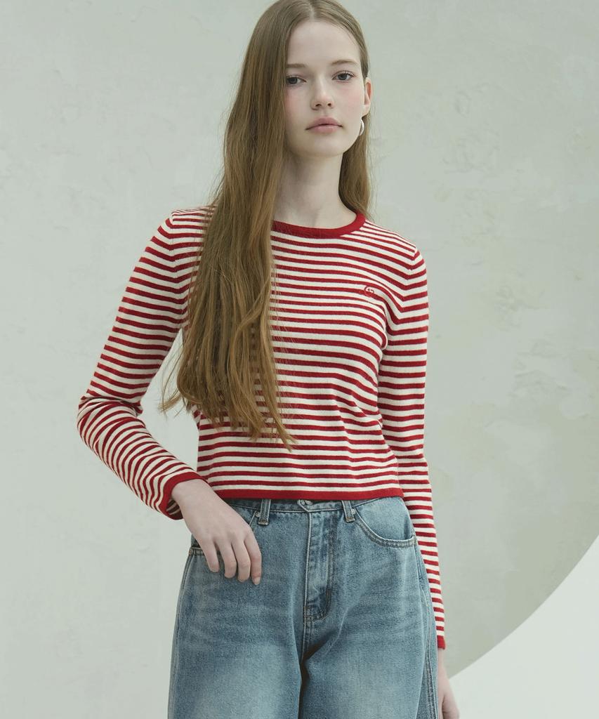 VIVACIOUS Stripe Round Knit - 3Col
