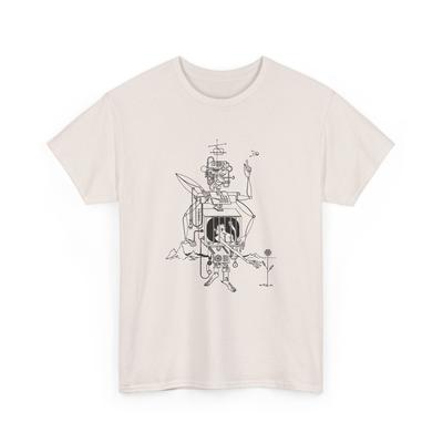 1962 Illustration by Piotr Labuzek Aka Baro Reproduction Tshirt