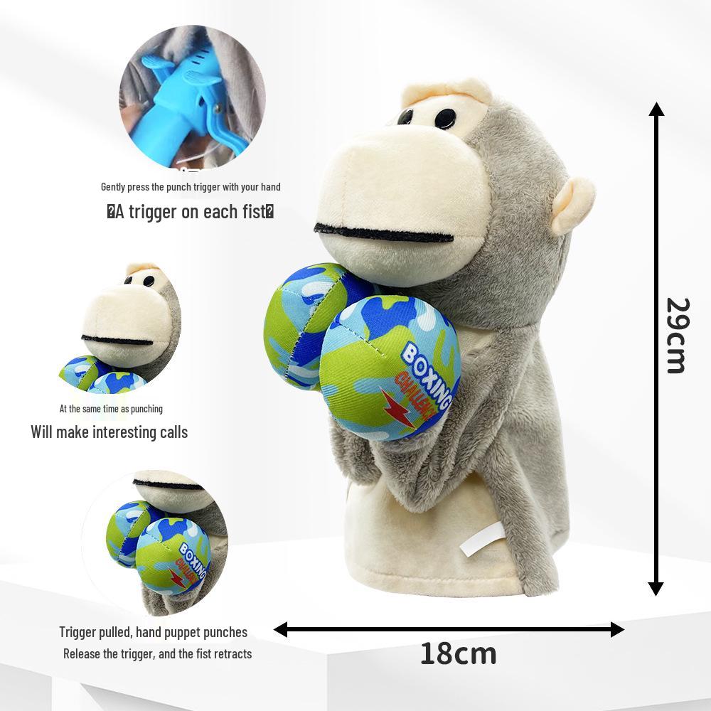 Интерактивная плюшевая кукла-боксер для детей 25 cm
