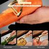 1pc Vegetable Peeler, Potato Peelers For Kitchen, Y-Shaped Stainless Steel Peeler With Ergonomic Non-Slip Handle & Sharp Blade
