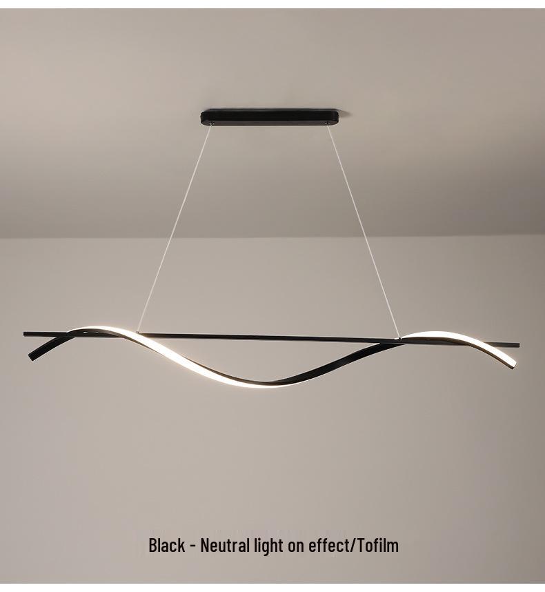 Nordic Modern LED Chandelier: Irregular Creative Lighting for Dining, Living Room, or Bar.