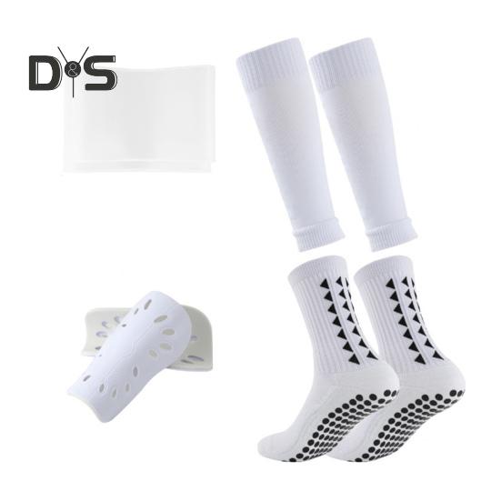 

Молодежные футбольные щитки для голени с силиконовыми рукавами, носки с рукавами для ног, легкий защитный комплект, комплект футбольных накладок на голень для детей белый