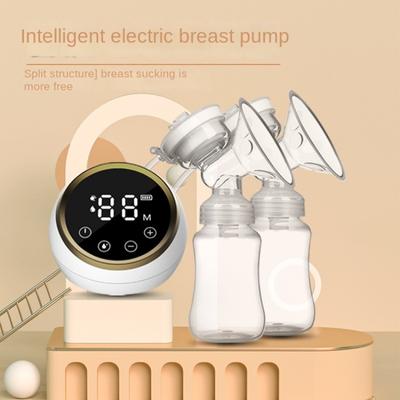 Doppelte elektrische Milchpumpe Intelligente Milchpumpe für Frauen nach der Geburt Automatische leise Milchpumpe und manuelle Milchpumpe