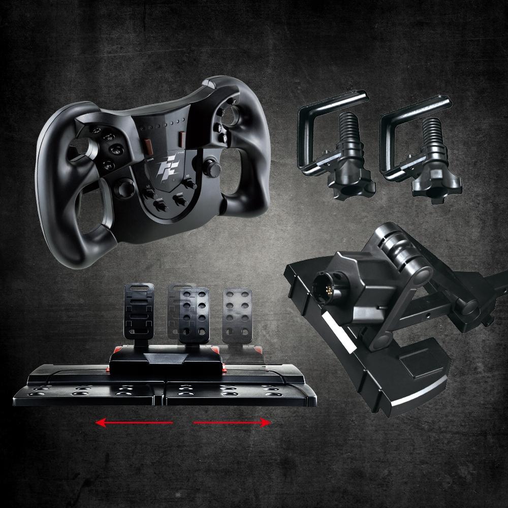 FLASHFIRE Monza WH3205V Gaming Stuurwiel met Pedalen PC/Xbox/PS/Nintendo