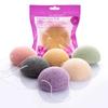 Puff Natural Cleanse Exfoliator Puff Face Cleaning Sponge Round Shape Konjac Face Washing Sponge Facial Tool