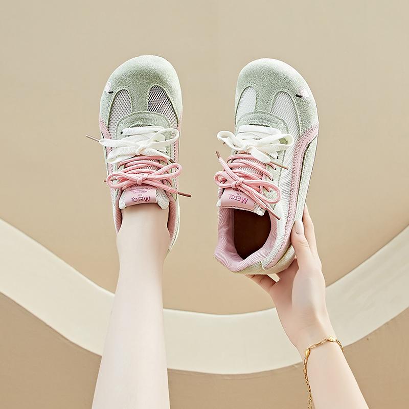 2025 High Quality Ladies Shoes Women's Vulcanize Shoes Color Matching Mesh Casual Light Breathable Sneakers