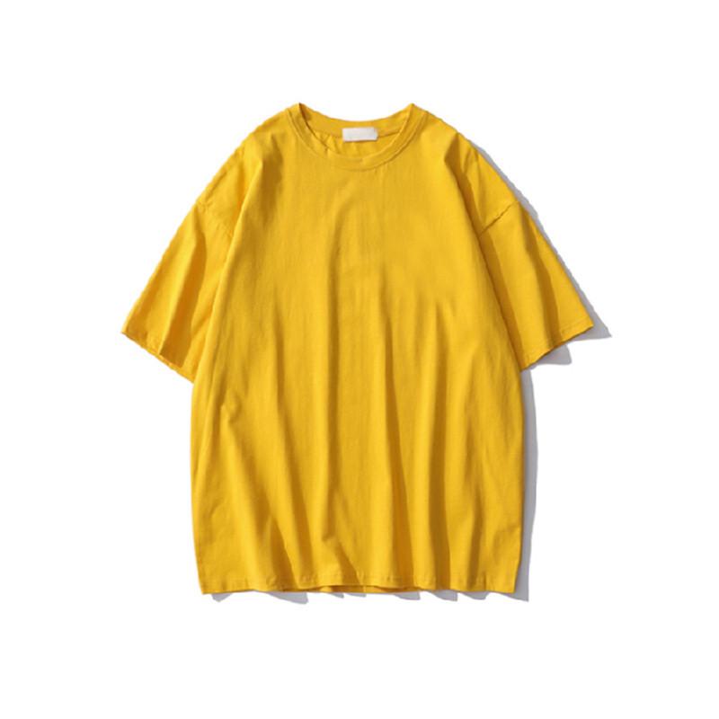 Unisex Plus Size Heavy Cotton Short Sleeve T-Shirt, Loose Fit, Extra Large, Versatile Base Layer.