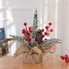 Artificial Christmas Tree Desktop Small Tree Pe Christmas Decoration Christmas Tree Ornaments Small Christmas Tree