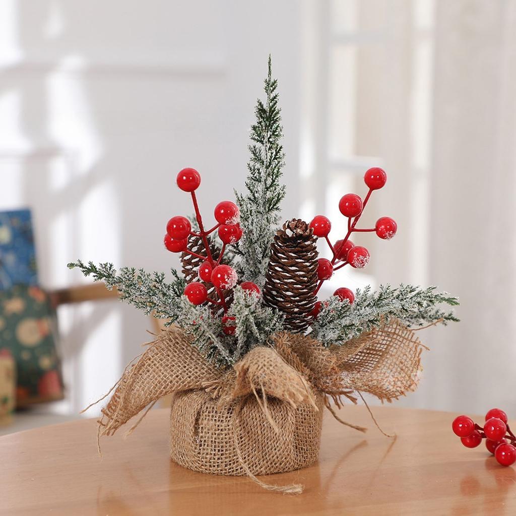 Artificial Christmas Tree Desktop Small Tree Pe Christmas Decoration Christmas Tree Ornaments Small Christmas Tree