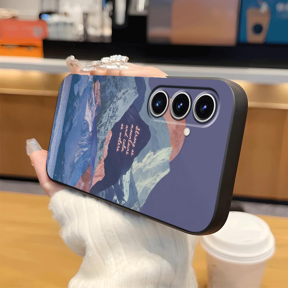 Creative Mountain Peak Art Phone Cover Case for Samsung Galaxy A05 A23 A55 A52 A36 A57 A15 A06 A73 A51 A25 A16 A53 A17 A37 A50